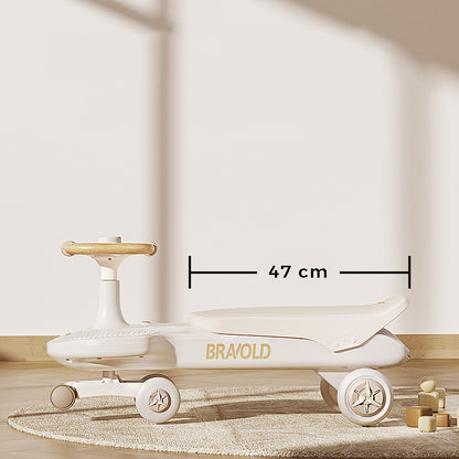 Bravold Long Rider patín con luz, música y ruedas silenciosas