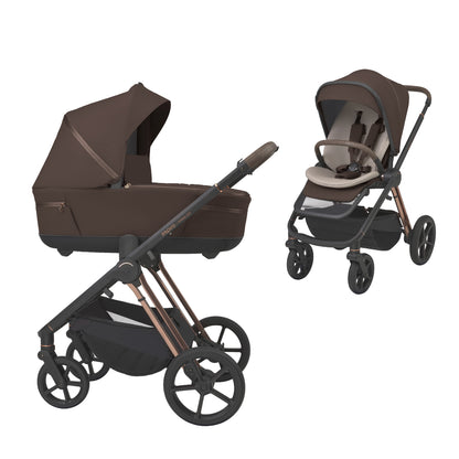 Carrito de Bebé Espiro Miloo 2.0 Duo con Accesorios | Capazo y Silla de Paseo Premium