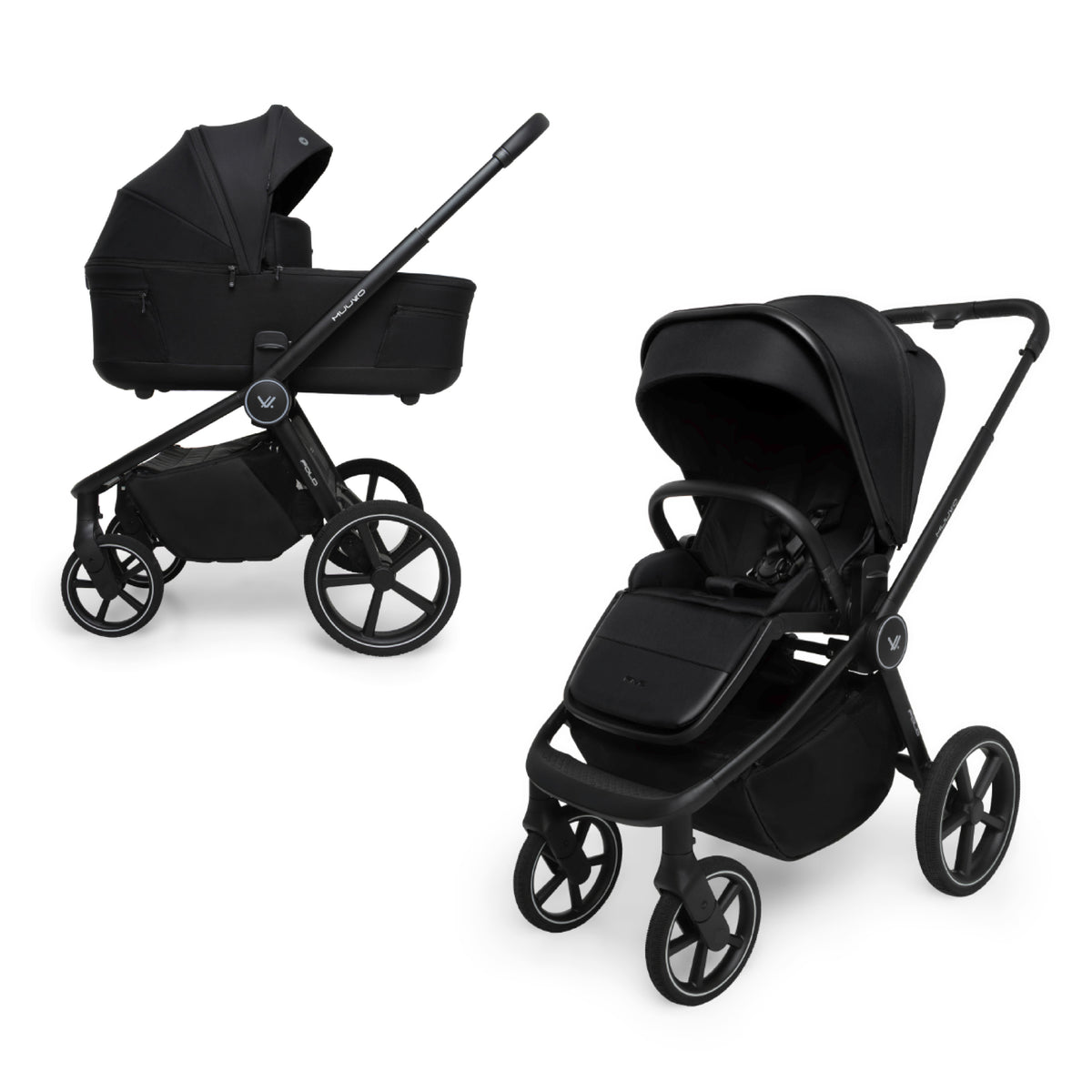 Muuvo Fold | Carro de bebé con capazo plegable