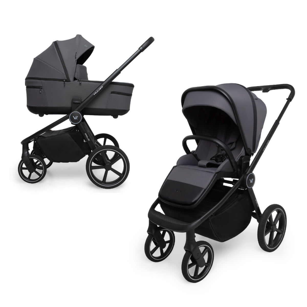 Muuvo Fold | Carro de bebé con capazo plegable