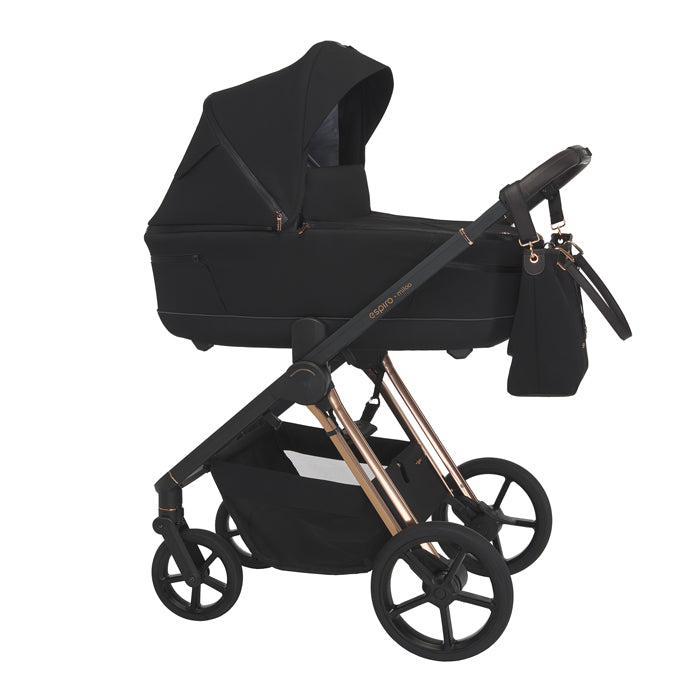 Carrito de Bebé Espiro Miloo 2.0 Duo con Accesorios | Capazo y Silla de Paseo Premium