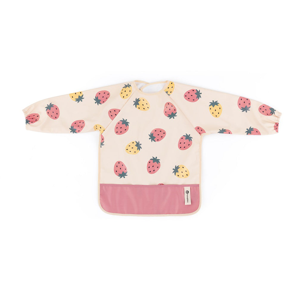 Petite&Mars Ben Babero de Manga Larga Impermeable para Bebé 24m+