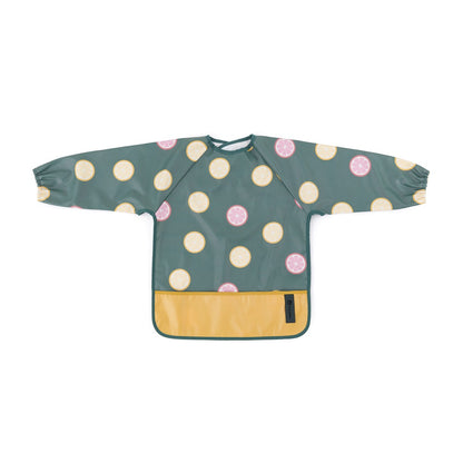 Petite&Mars Ben Babero de Manga Larga Impermeable para Bebé 24m+