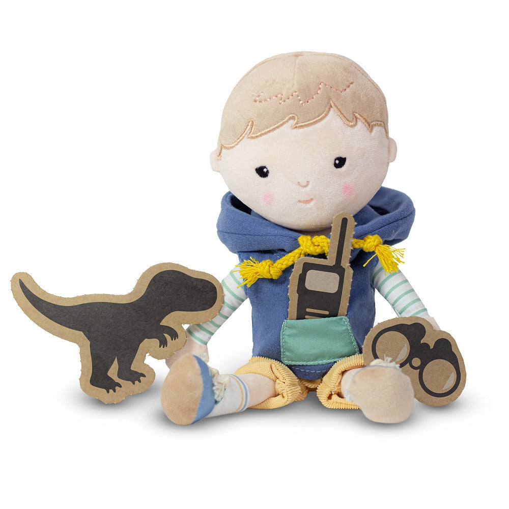Petite&Mars Cudly Toy Muñeco de Peluche Suave 35 cm desde 0 Meses